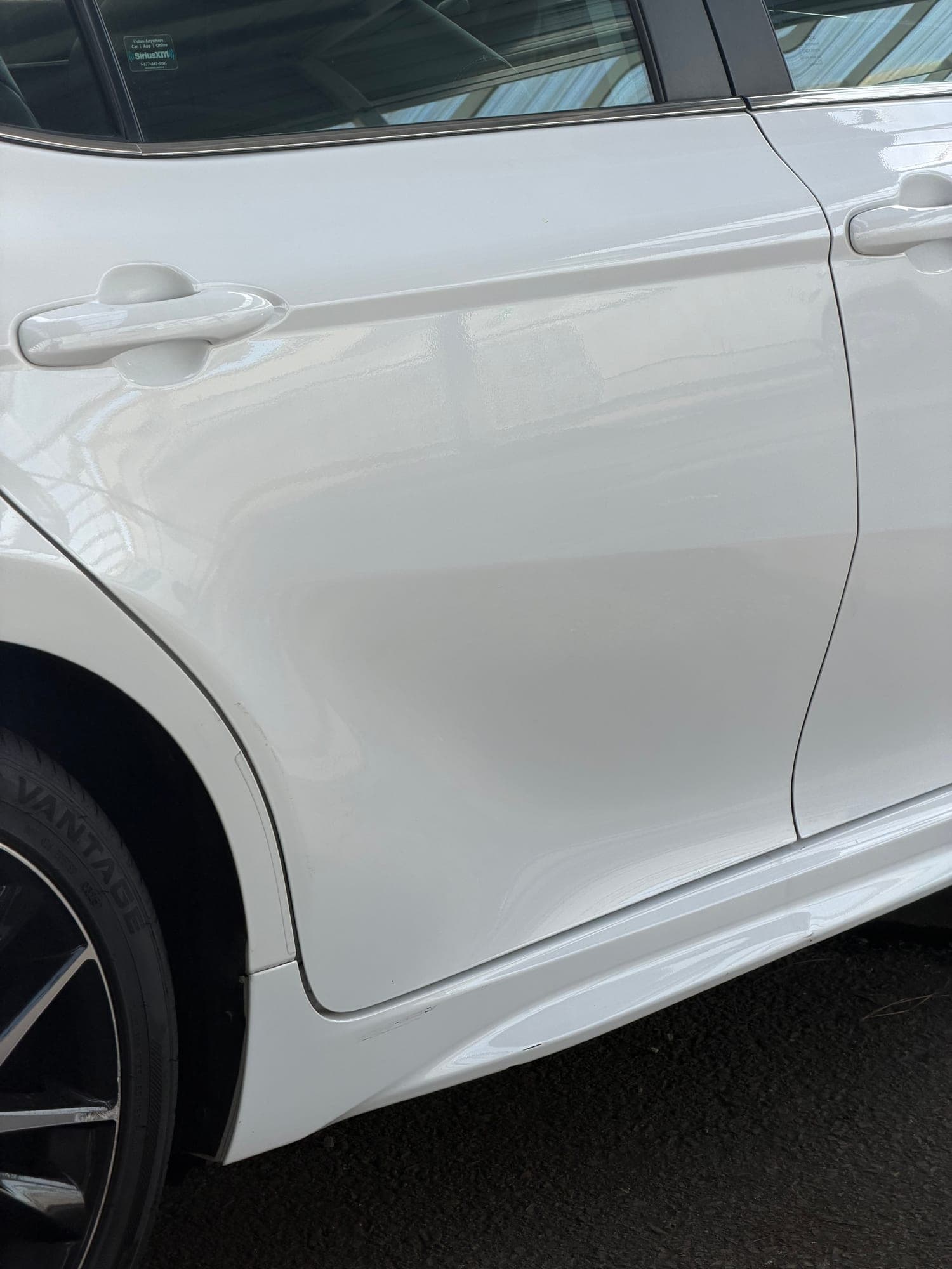 After: Door Panel Line on SUV