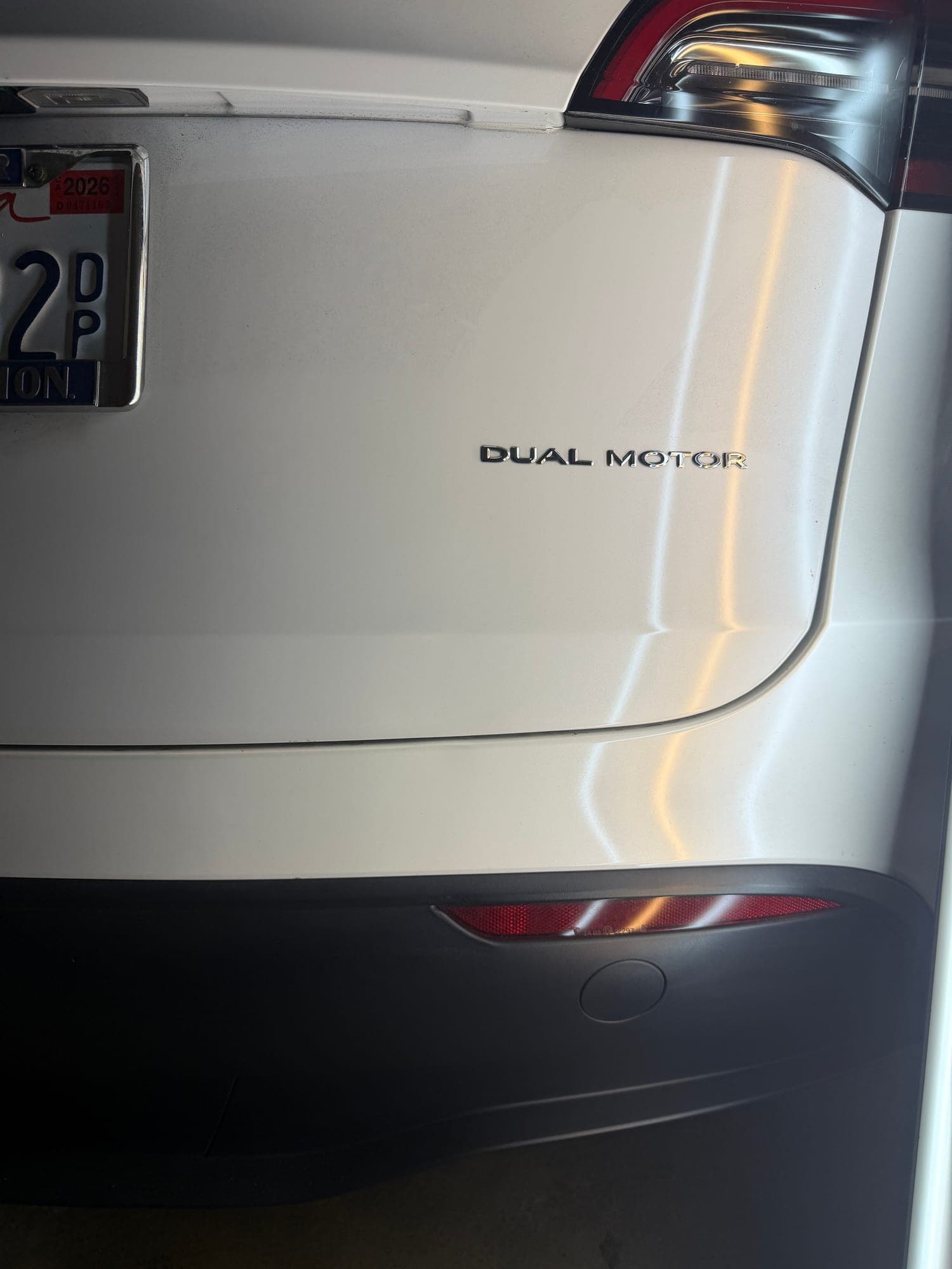 After: Body Line Crease on Tesla